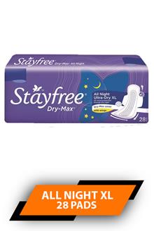 Stayfree All Night Ultra Xl 28p
